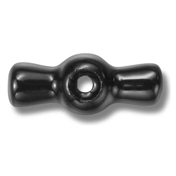 LAZO PORCELANA NEGRA FONTINI