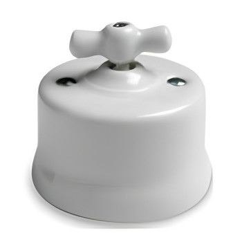 PULSADOR PORCELANA BLANCA MANECILLA PORCELANA FON30328171