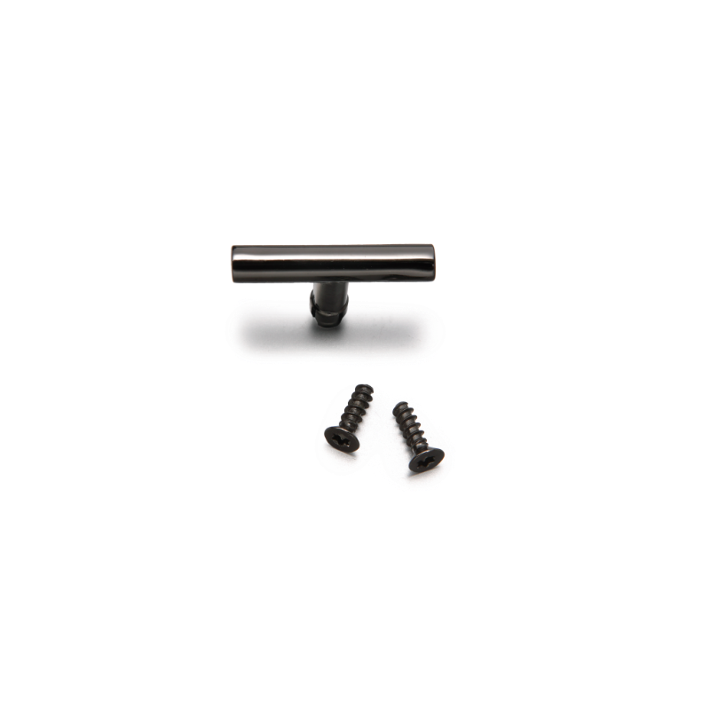 Manecilla Rotativa Metal Níquel Negro de Empotrar Blanco Fontini DO