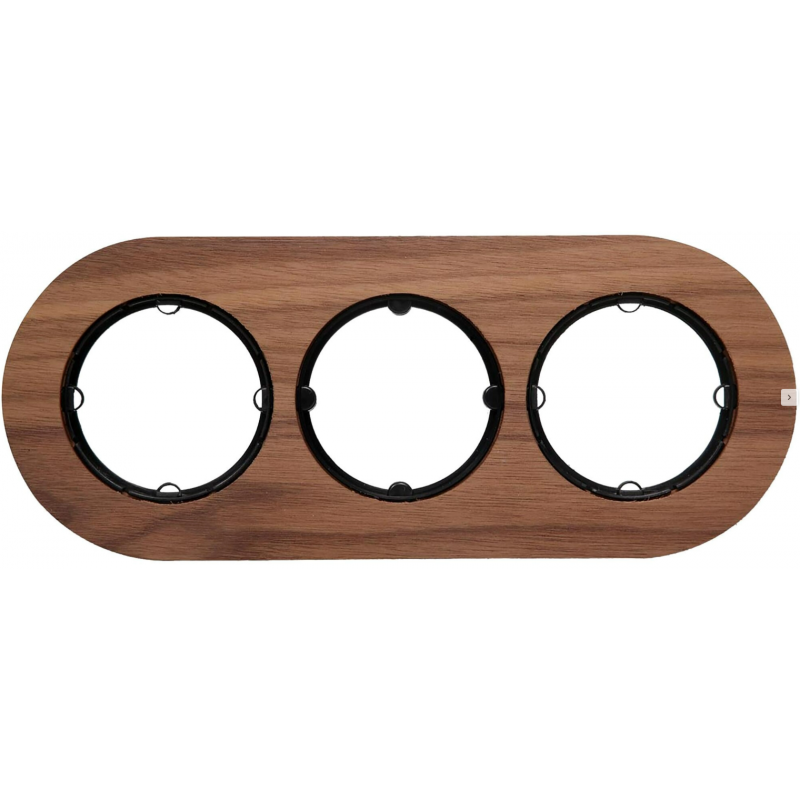 Marco Doble de Empotrar Nogal Fontini DO