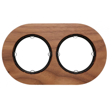 Marco Doble de Empotrar Nogal Fontini DO