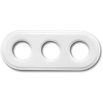 Marcos de Porcelana Blanca FONTINI COLONIAL (1 a 3 elementos) FON31801172