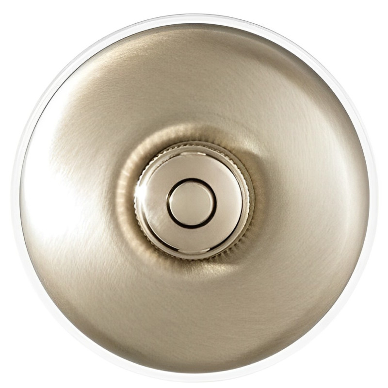 FONTINI DIMBLER PULSADOR 10A. 250V-24V DORADO SATINADO