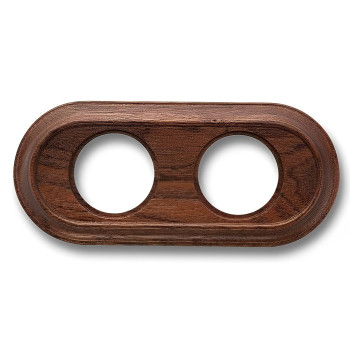 Marco de madera Sapelly FONTINI VENEZIA OVAL FON35801162