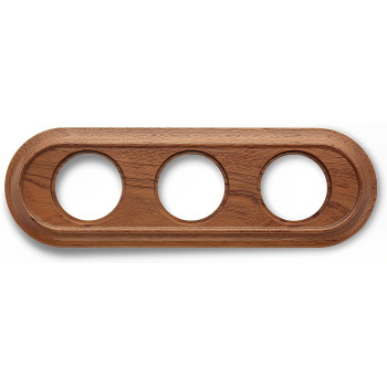 Marco de madera Sapelly FONTINI VENEZIA OVAL FON35801162