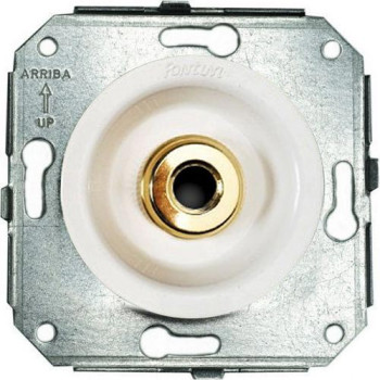 SALIDA DE CABLES DORADO/BLANCO. SERIES VENEZIA