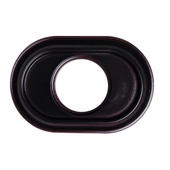 Marco de madera Nogal FONTINI VENEZIA OVAL FON35801202