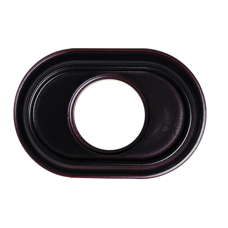 Marco de madera Nogal FONTINI VENEZIA OVAL FON35801202