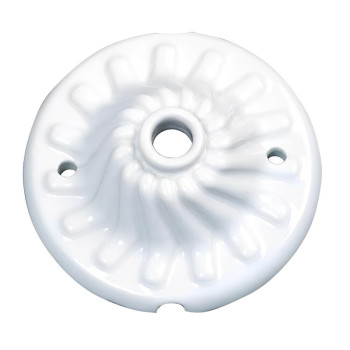 FLORÓN DE PORCELANA BLANCA FONITNI