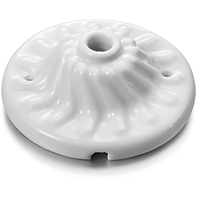 FLORÓN DE PORCELANA BLANCA FONITNI