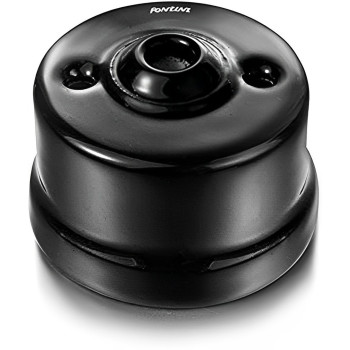 SALIDA CABLES, PORCELANA NEGRA