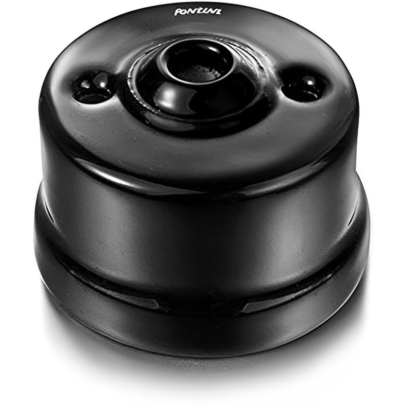 SALIDA CABLES, PORCELANA NEGRA