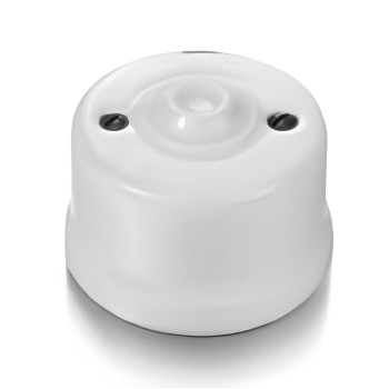 TAPA CIEGA, PORCELANA BLANCA