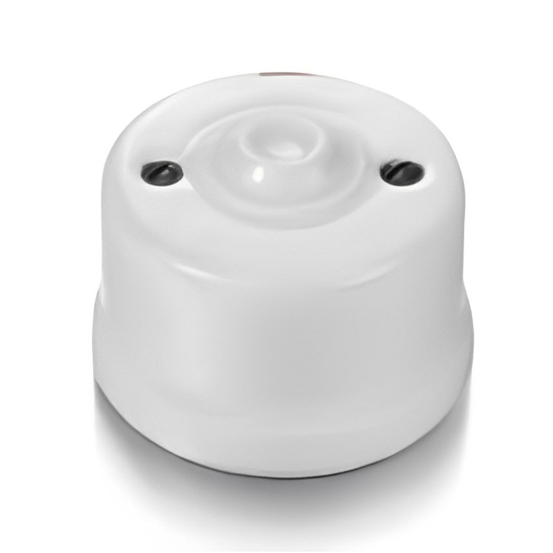 TAPA CIEGA, PORCELANA BLANCA