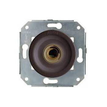 SALIDA DE CABLES PATINÉ/MARRON. SERIES VENEZIA