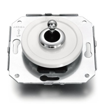 CONMUTADOR SIMPLE, ROCKING CROMADO