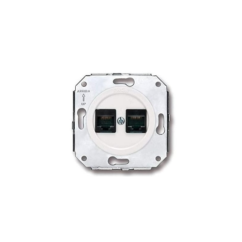 TOMA DOBLE DE INFORMATICA RJ45. SERIES VENEZIA