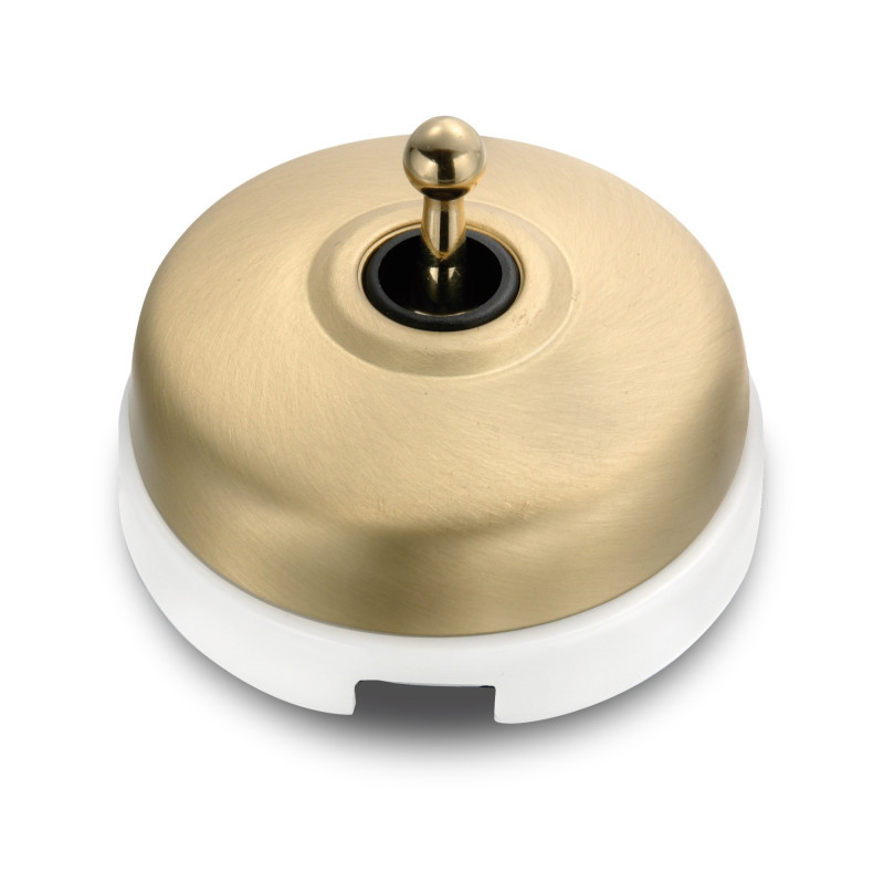 CONMUTADOR DORADO SATINADO