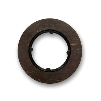 Marco Simple de Madera Haya Oscurecida de Superficie Blanco Fontini DO