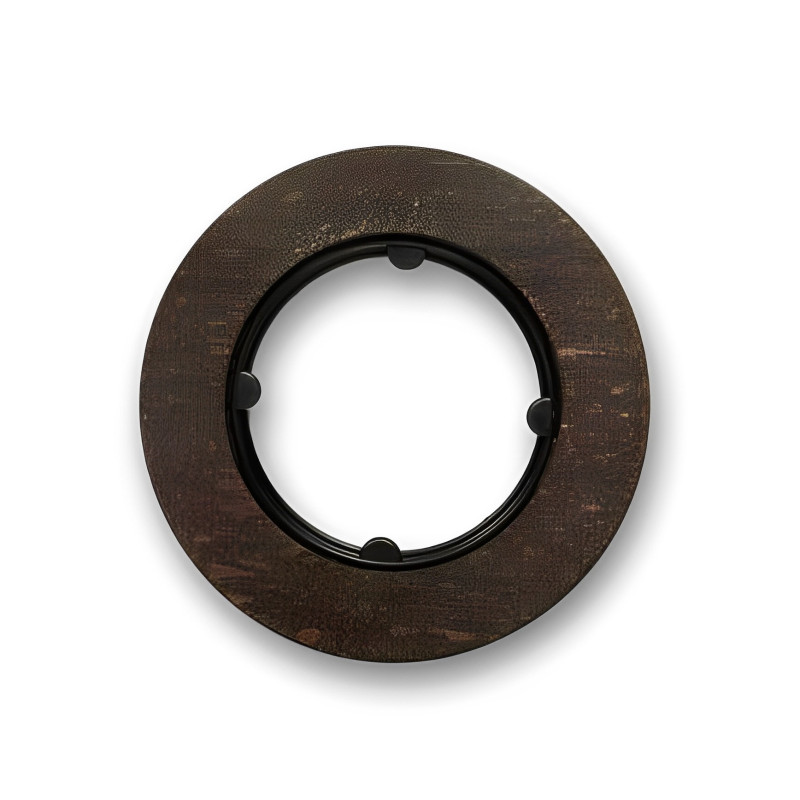 Marco Simple de Madera Haya Oscurecida de Superficie Blanco Fontini DO