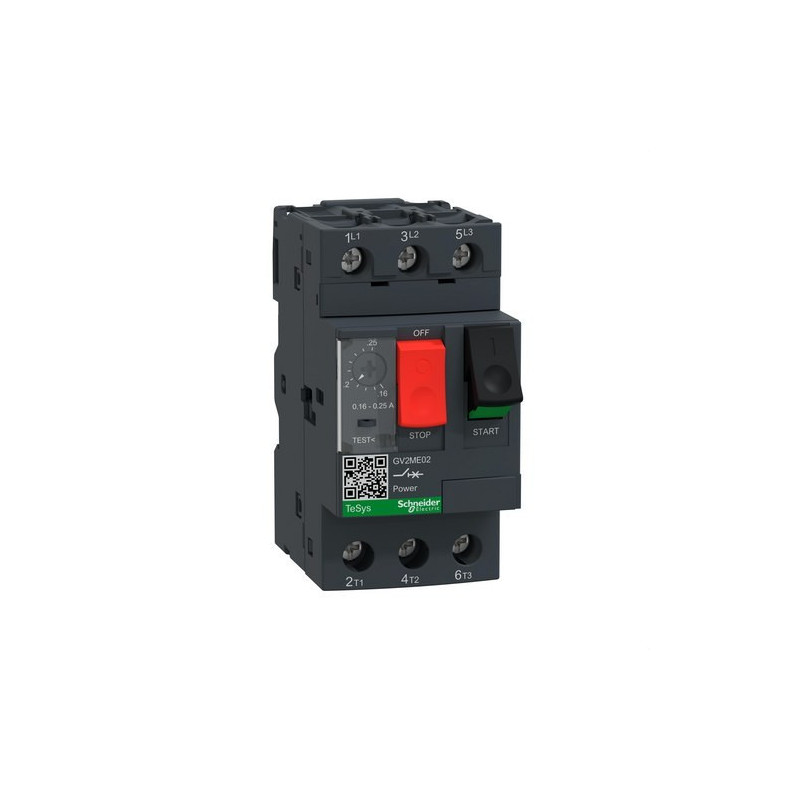 Disyuntor magnetotermico SCHNEIDER 0,16-0,25A a 13-18A SCHGV2ME02