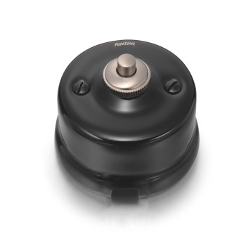 PULSADOR 10A 250V PORCELANA NEGRA FON30312272