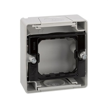 Base de superficie Simon 44 Aqua gris SIM4400751-035