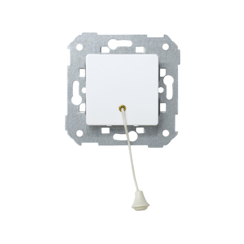 Pulsador tirador SIMON 27 blanco SIMON SIM27153-65