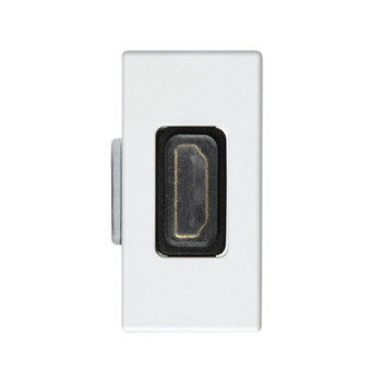 Conector SIMON 27 HDMI estrecho blanco SIMON SIM2701094-030