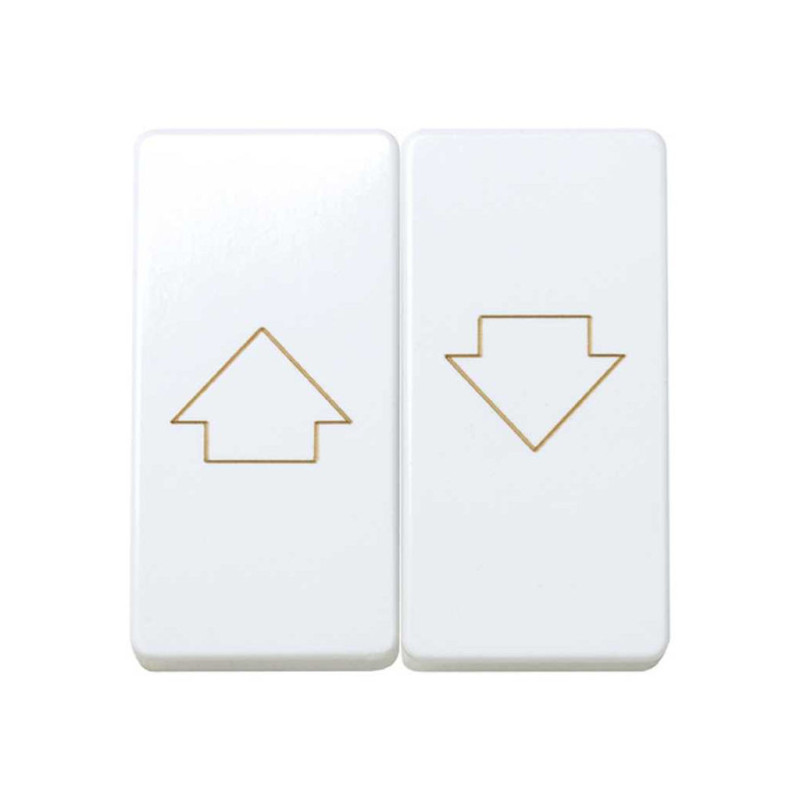 Tecla SIMON de 2 pulsadores para persiana SIMON SIM27028-35