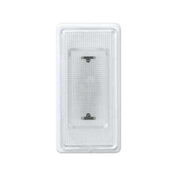 Señalizador SIMON 27 traslucido blanco nieve SIMON SIM27808-34