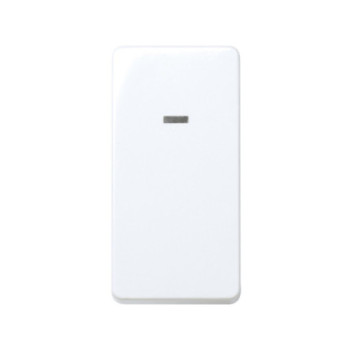 Interruptor SIMON 27 unipolar con piloto estrecho blanco nieve SIMON SIM27102-64