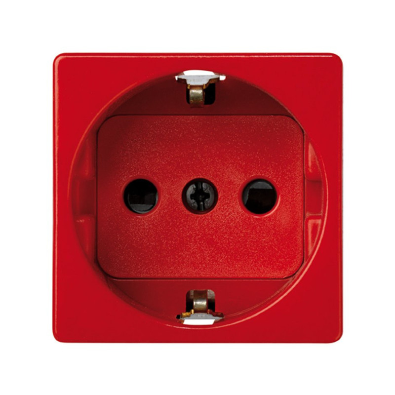 Base SIMON 27 obturador de seguridad rojo SIM27432-68