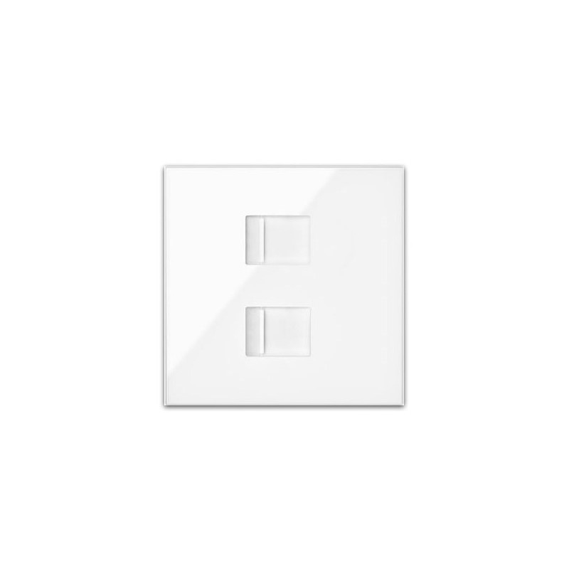 Kit frontal SIMON 100 de 2 tomas RJ45 SIMON SIM10020111-130