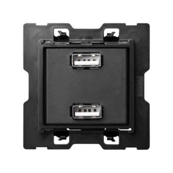 Cargador USB 2 bocas SIMON 100 SIM10000381-039