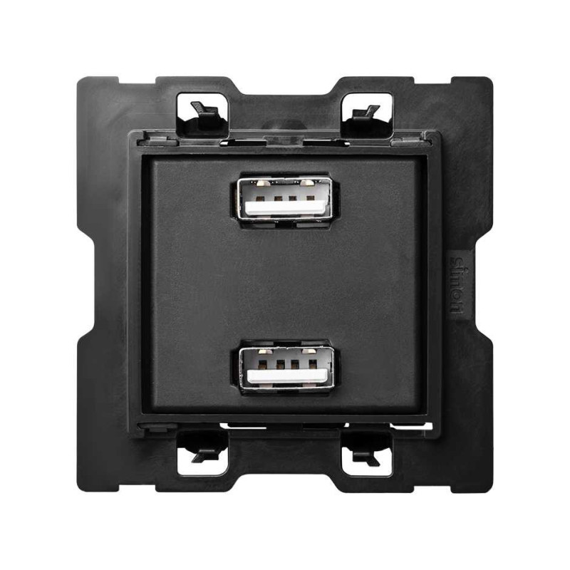 Cargador USB 2 bocas SIMON 100 SIM10000381-039