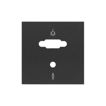 Tapa para conector VGA + Minki-jack SIMON 100 SIM10000091-130