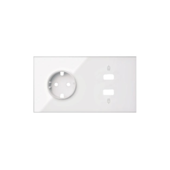 Kit frontal  1 base + 1cargador 2xUSB SIMON 100 SIM10020205-130