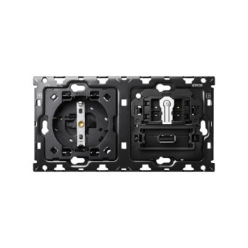 Kit back  1 base + 1 cruce + 1 cargador USB SIMON 100 SIM10010207-039