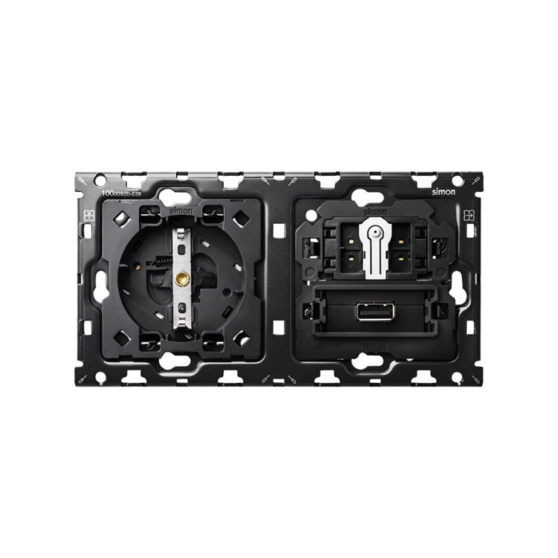 Kit back  1 base + 1 cruce + 1 cargador USB SIMON 100 SIM10010207-039