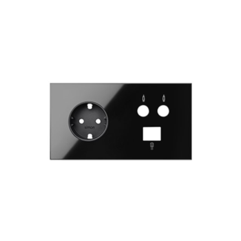 kit frontal  1 base + 1 TV + 1 RJ45 SIMON 100 SIM10020208-130