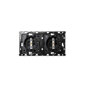 Kit back  2 bases con 2 cargadores USB 2.1 A integrado SIMON 100 SIM10010211-039