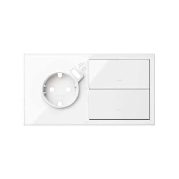 Kit frontal  base con cargador USB + 2 teclas SIMON 100 SIM10020212-130