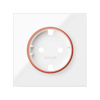Tapa para base de enchufe aro rojo SIMON 100 SIM10000037-130