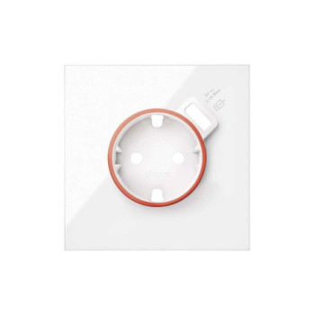 Tapa para base de enchufe con cargador USB aro rojo SIMON 100 SIM10000137-130