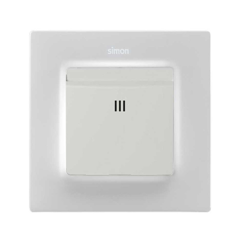 Tecla con visor y gravado luz SIMON SIM8200016-090