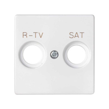 Tapa de toma R-TV + SAT SIMON SIM8200097-090