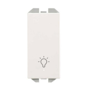 Pulsador grabado luz luminoso modulo estrecho SIMON SIM20001161-090