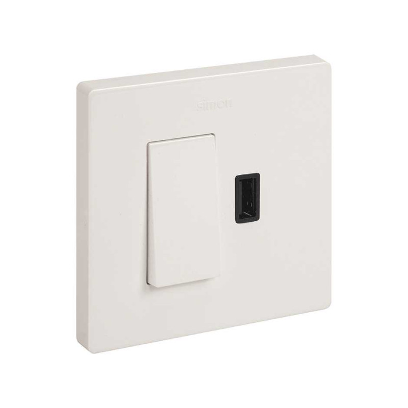 Kit monobloc conmutador + USB Smartcharge SIMON SIM27191610-090