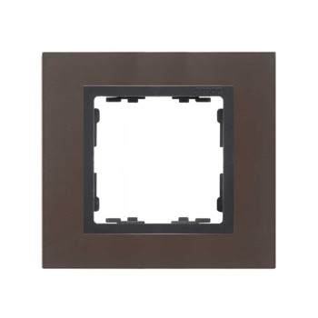 Marcos 1 a 4 elementos Metal Acero Plomo SIMON 82 NATURE SIM8281738